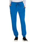 Poplin Unisex Jogger Scrub Pant 5 Pockets (2 Side Pockets, 2 Back Pockets, 1 Cargo Pocket) with Both Elastic Waistband And Drawstring